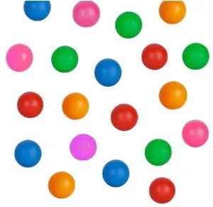 20-Pack Multi-Coloured Floating Balls for Bubble Tubes