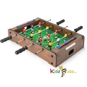 20" Table Top Football Game- Wooden Outdoor Indoor Game for Kids and Adults