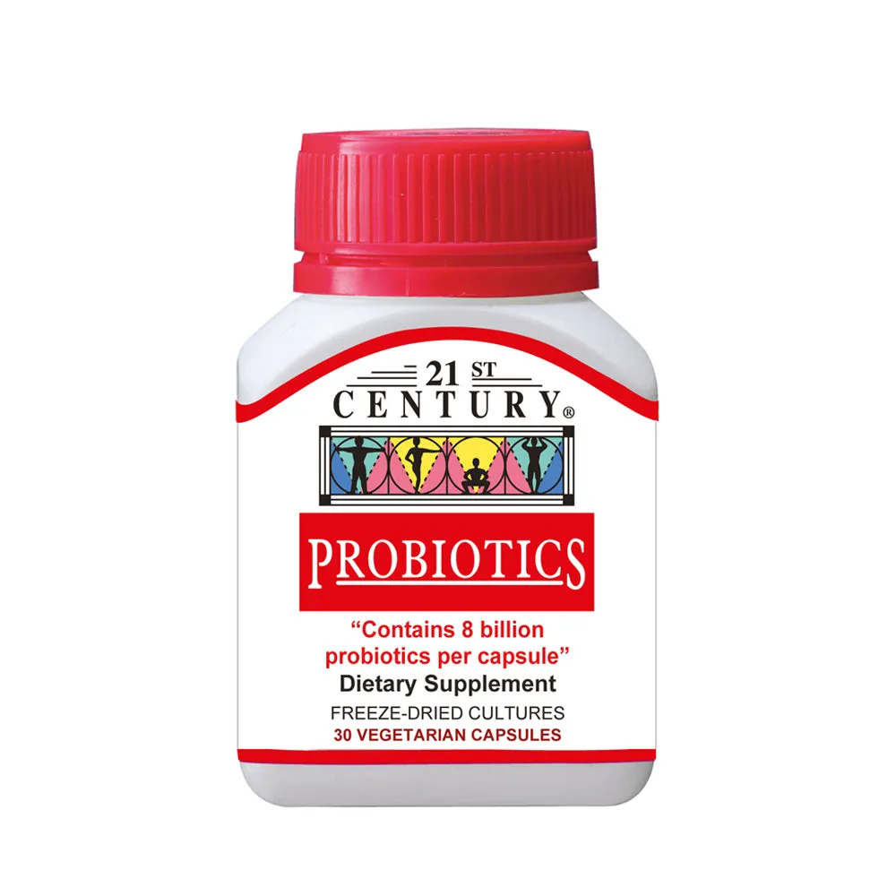 21st Century Probiotics 8 BILLION 30 Vegetarian Capsules