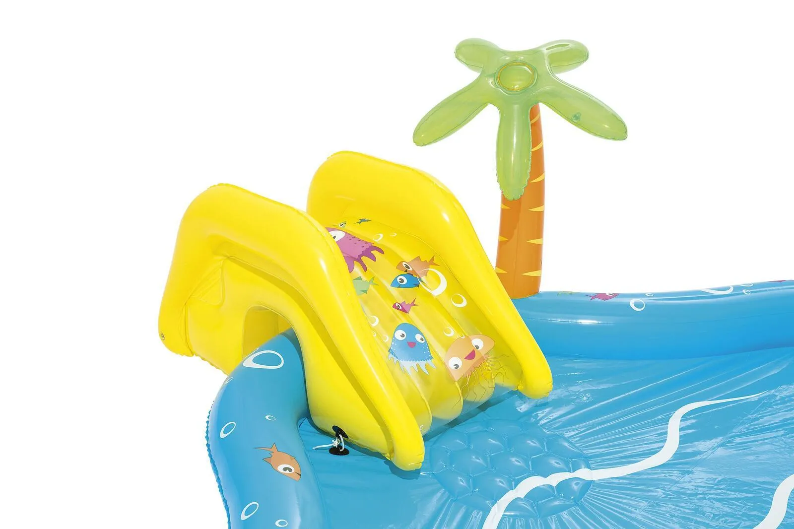 273L Bestway Inflatable Sea Life Water Fun Park Pool with Slide