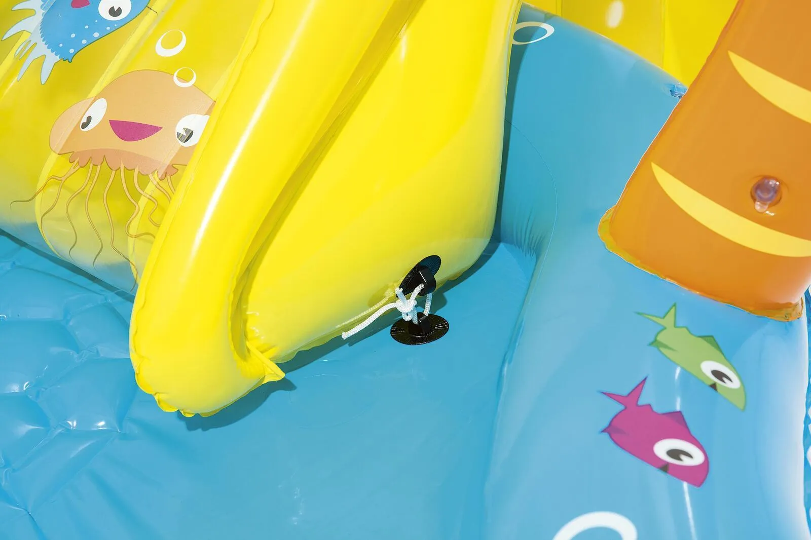 273L Bestway Inflatable Sea Life Water Fun Park Pool with Slide