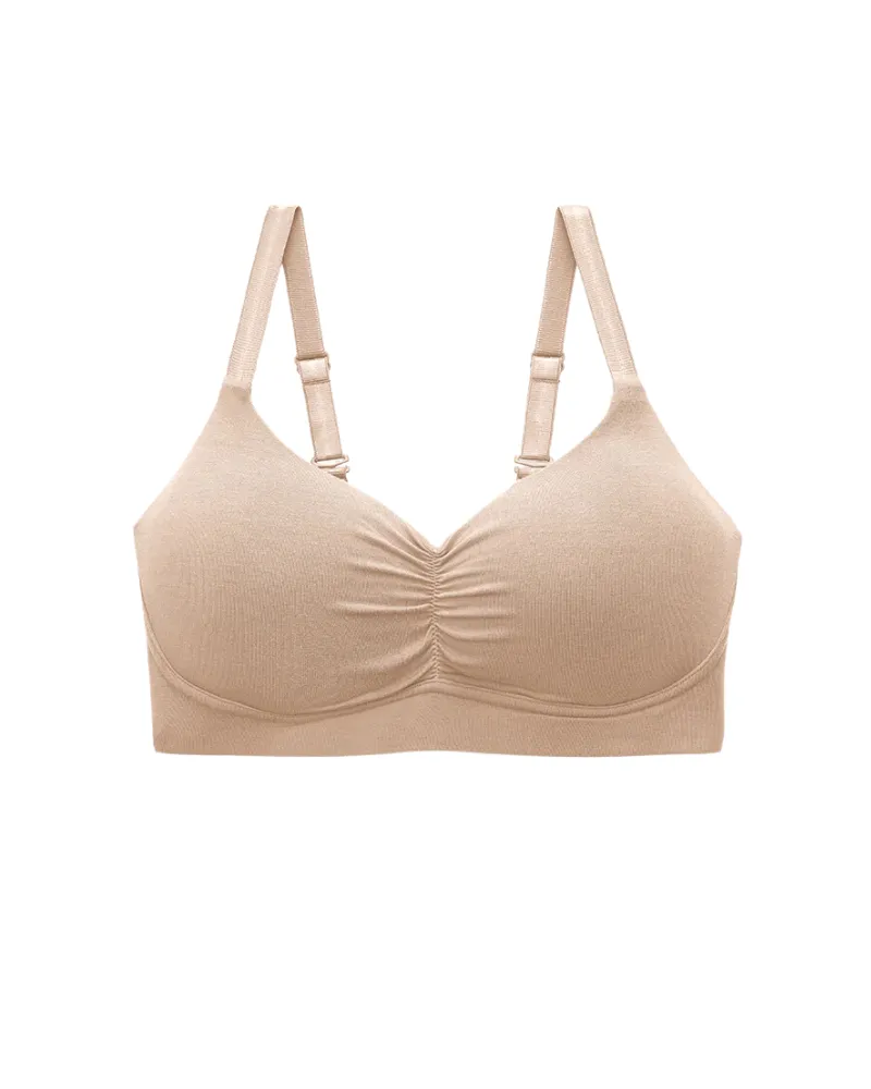 AnaOno Sand Monica Wire Free Bra with Removable Pads