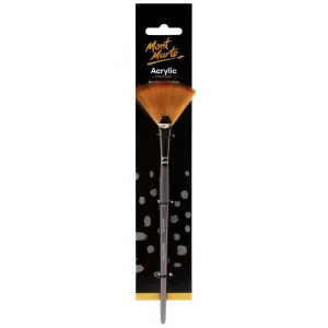Artist Acrylic Brush Premium Taklon Fan 14
