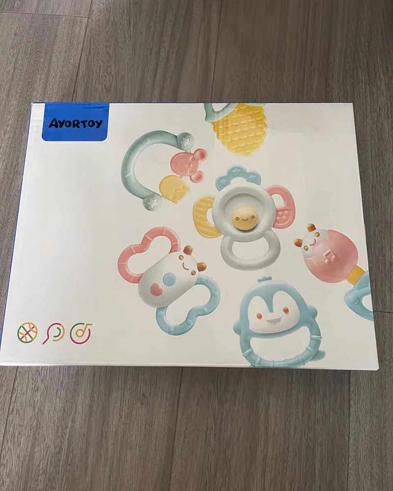 AYORTOY baby toys, teething toys silicone hands, chew toys for toddlers and newborns