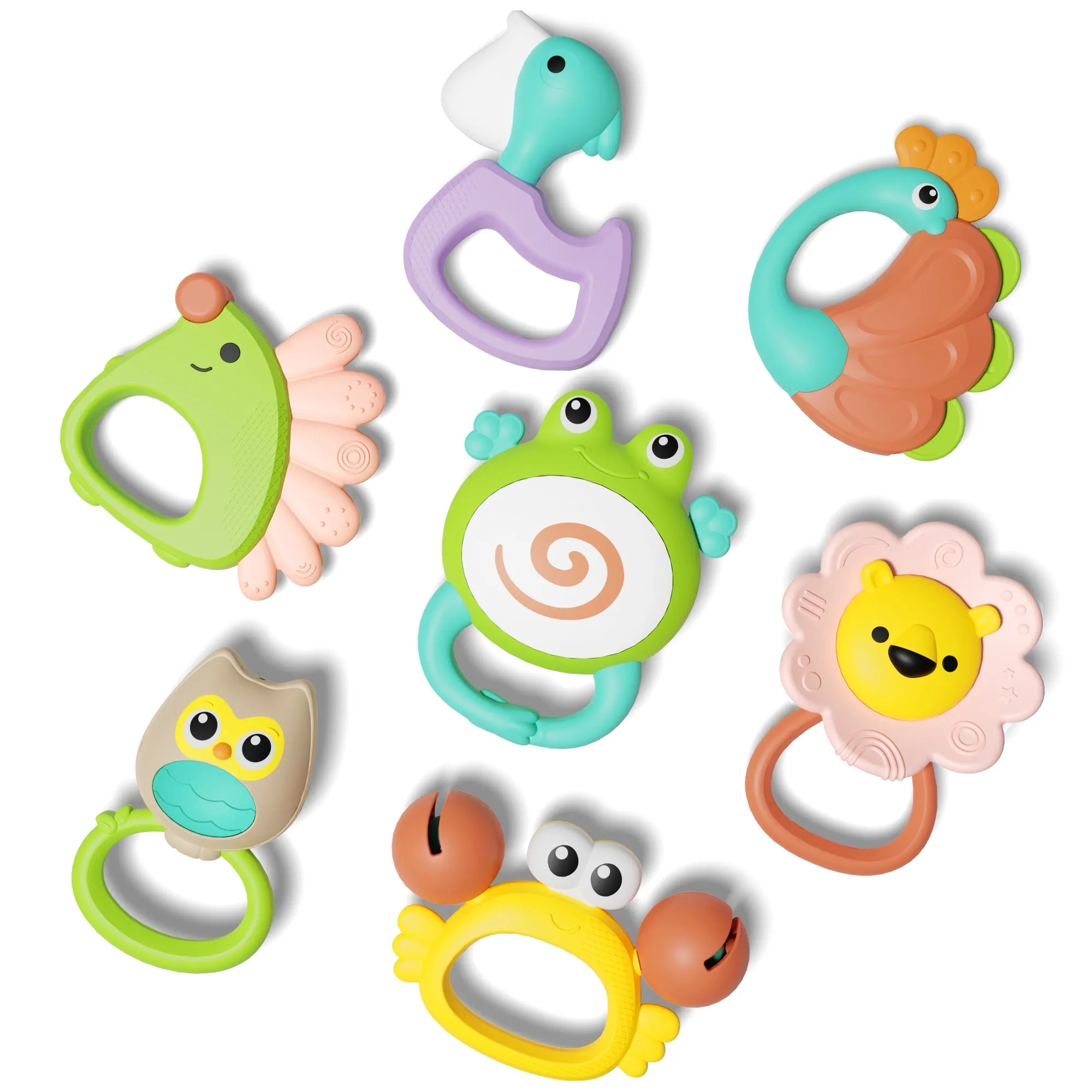 Baby Teething Rattle Toys