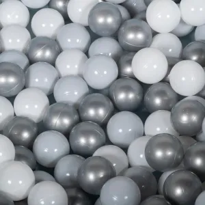 Ball Pit Balls - Grey & White