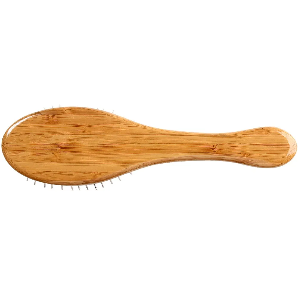 Bass Brushes Style & Detangle Dark Finish Brush For Cats & Dogs (Small)