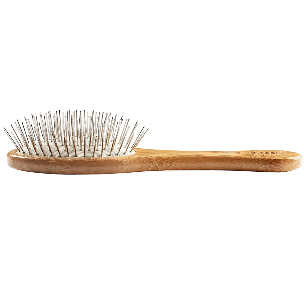 Bass Brushes Style & Detangle Dark Finish Brush For Cats & Dogs (Small)
