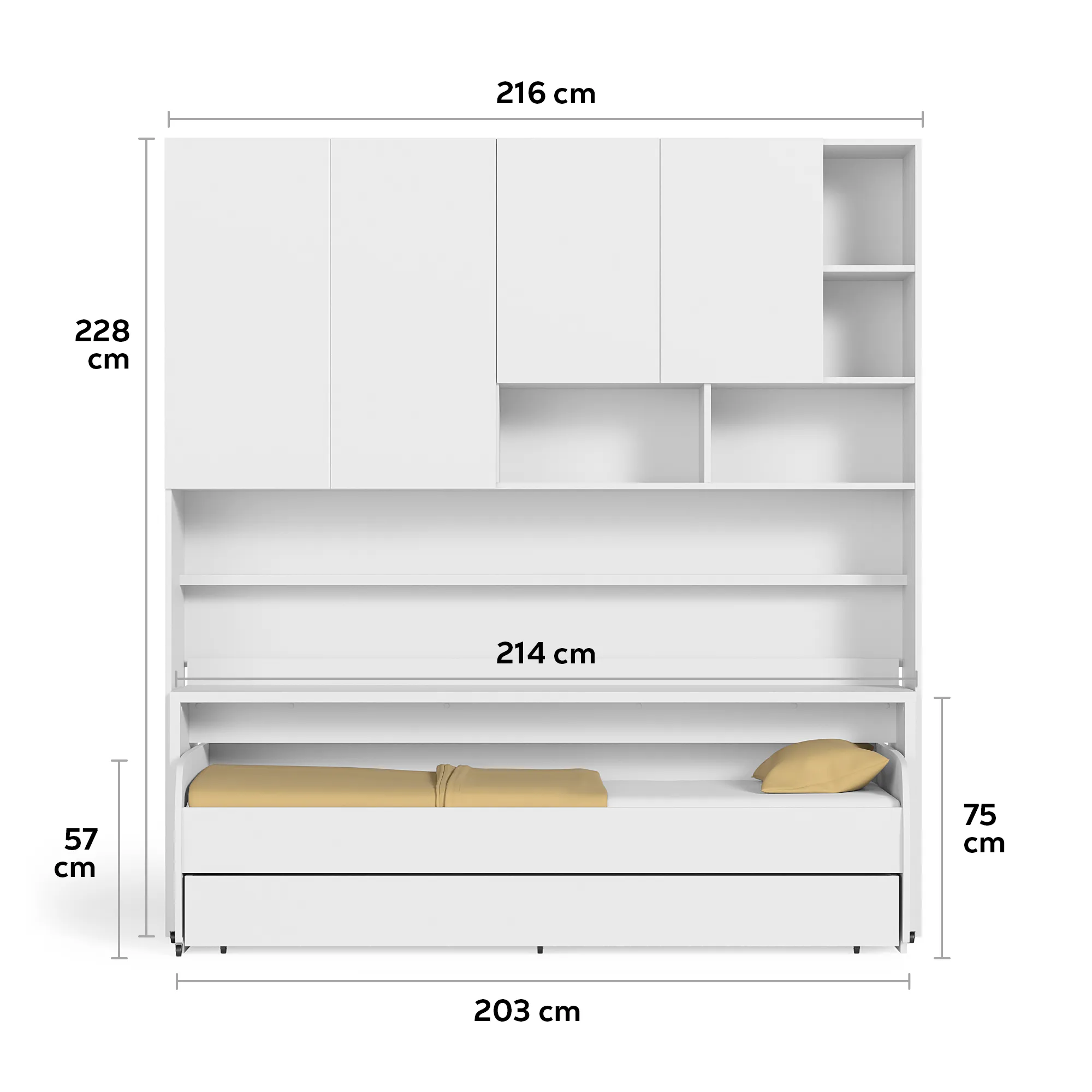 Bel Mondo Compact System with Desk