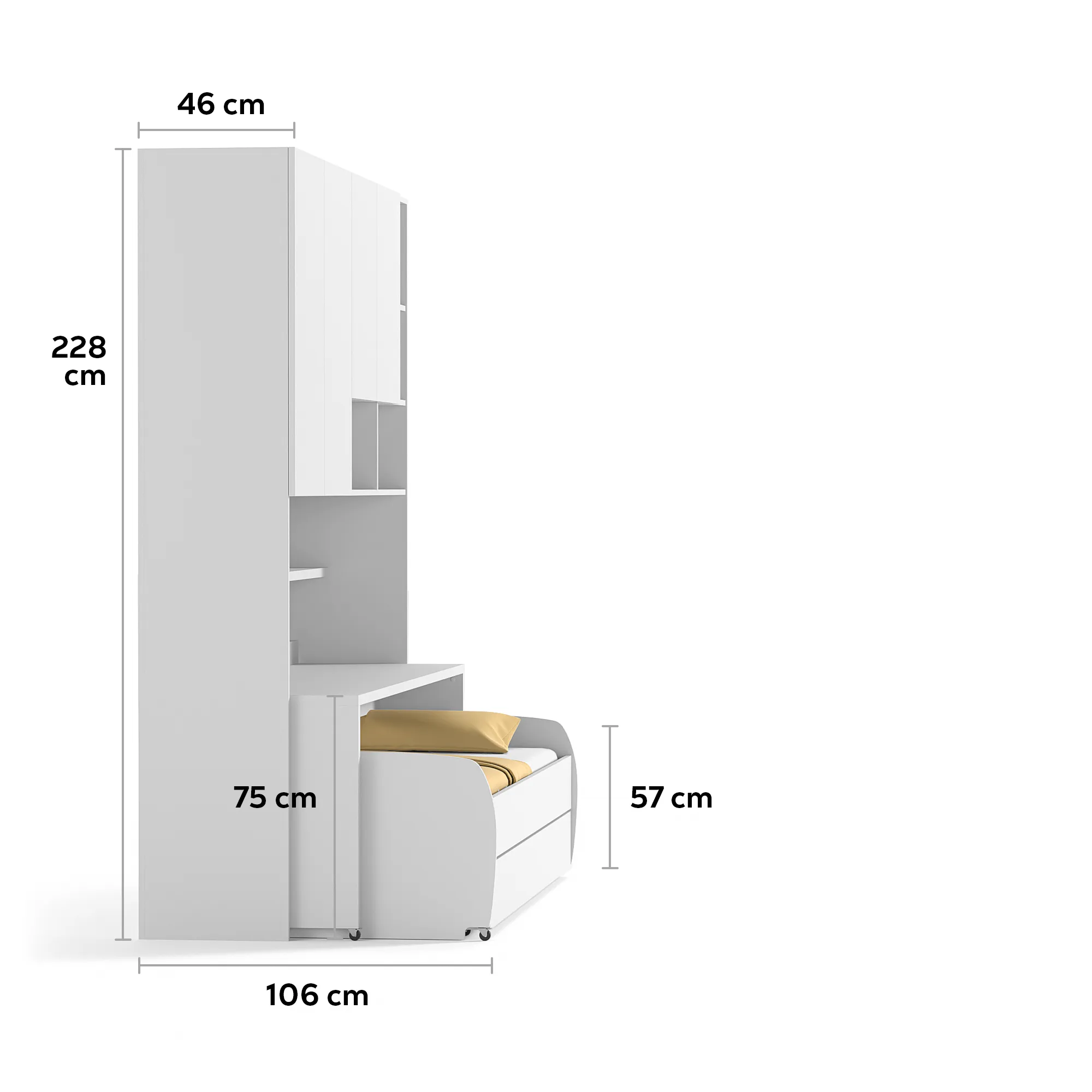 Bel Mondo Compact System with Desk