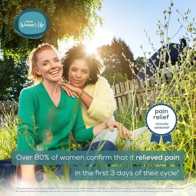BEURER EM55 Menstrual Relax  Device - TENS & Heating Pad