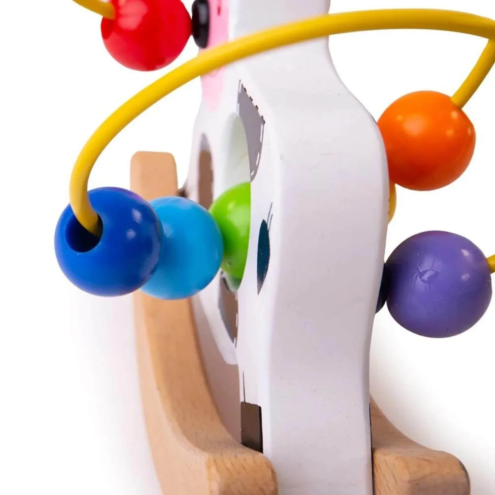Bigjigs Toys - Rocking Bead Frame - Cow