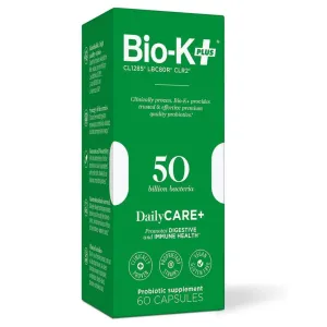Bio-K , DailyCare  Probiotic 50 Billion Bacteria, 60 caps