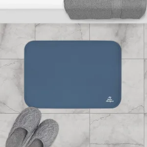 Blue Accent Color, Memory Foam Bath Mat - Cozy Bathroom Essential
