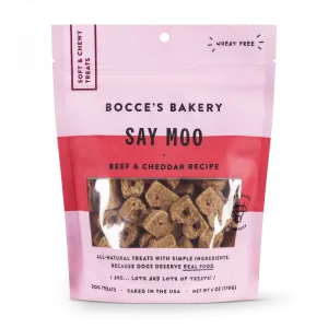 Bocce's Bakery Every Day Say Moooo Soft & Chewy Dog Treats