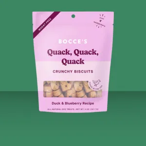 Bocce's Bakery Everyday Biscuits Quack Quack Duck 5oz
