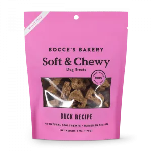 Bocce's Bakery Soft & Chewy Duck Recipe Dog Treats