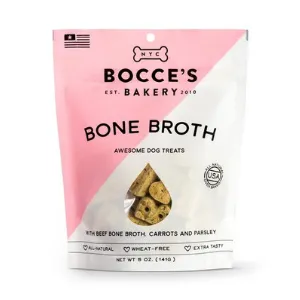 Bocce's Bakery Wellness Biscuits Bone Broth Dog Treats,5 oz
