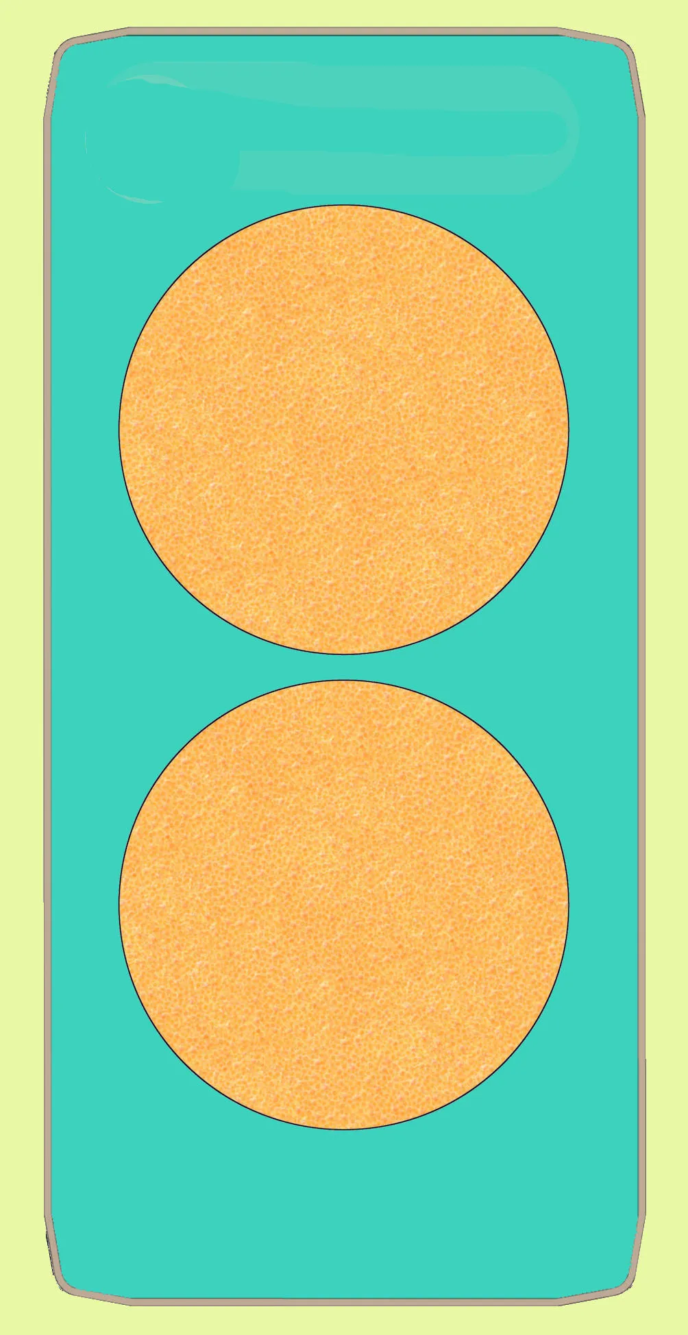 Circle 4 3/8" - Multi x 2  - 6066- includes cutting mat