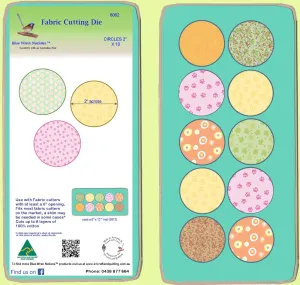 Circles 2" - Multi x 10  - 6062 - includes cutting mat