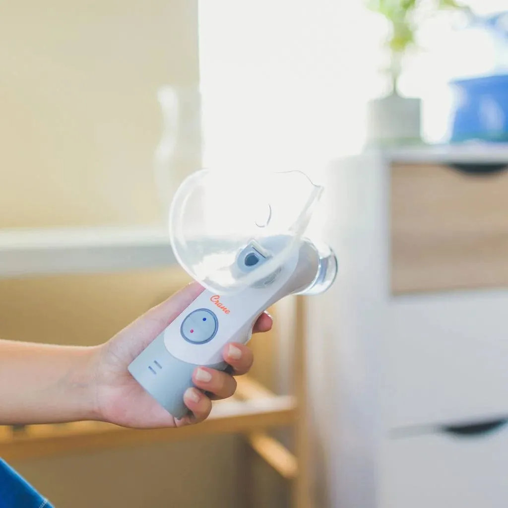 Crane Cordless Rechargeable Warm and Cool Mist Steam Inhaler - Certified Refurbished