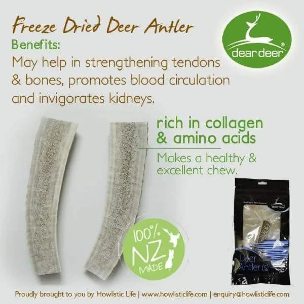 Dear Deer Natural Freeze Dried Antler Dog & Cat Treat