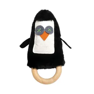 Ding A Ring Teether Rattle - Pete Penguin
