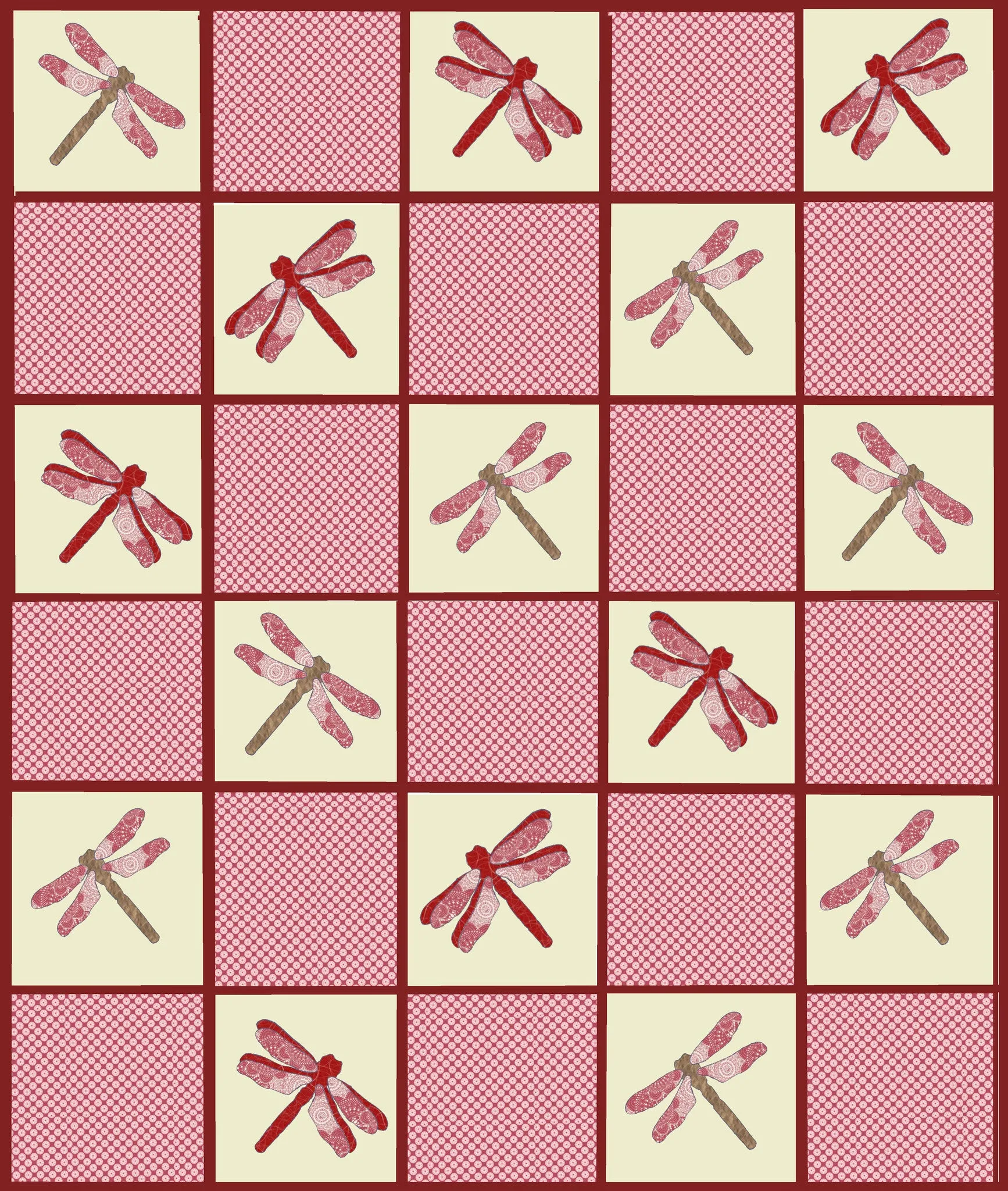 Dragonfly - 6141 - 5 1/4" W x 4" L - Mat Included