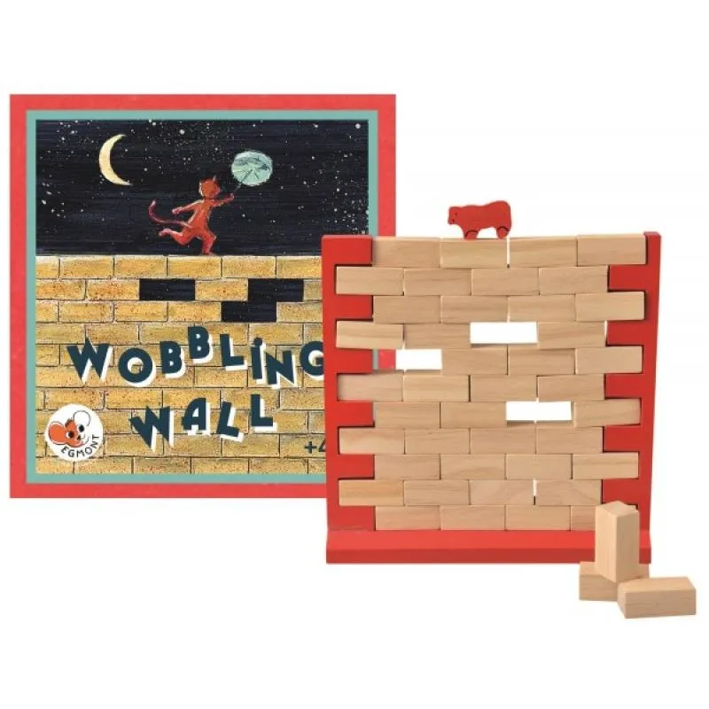 Egmont Toys Wooden Game - Wobbling Wall