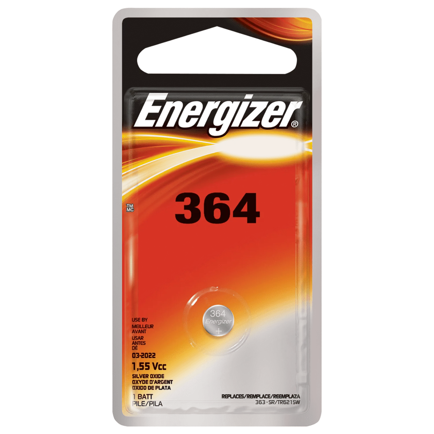 Energizer Silver Oxide 364 Battery
