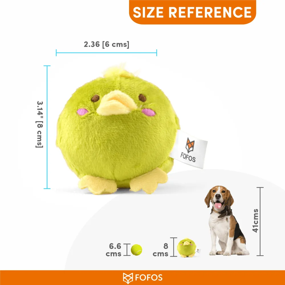 Fofos Slow Rising Animal Toy Set for Dogs (Green)