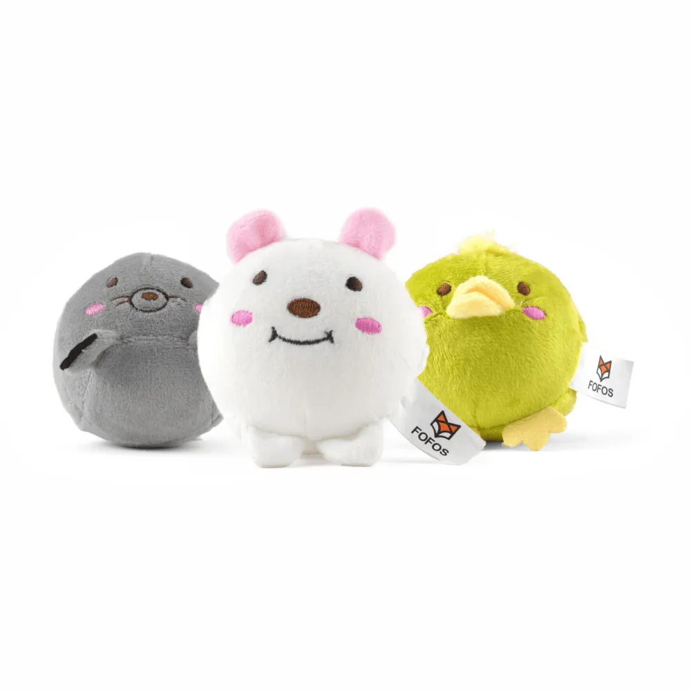 Fofos Slow Rising Animal Toy Set for Dogs (Green)