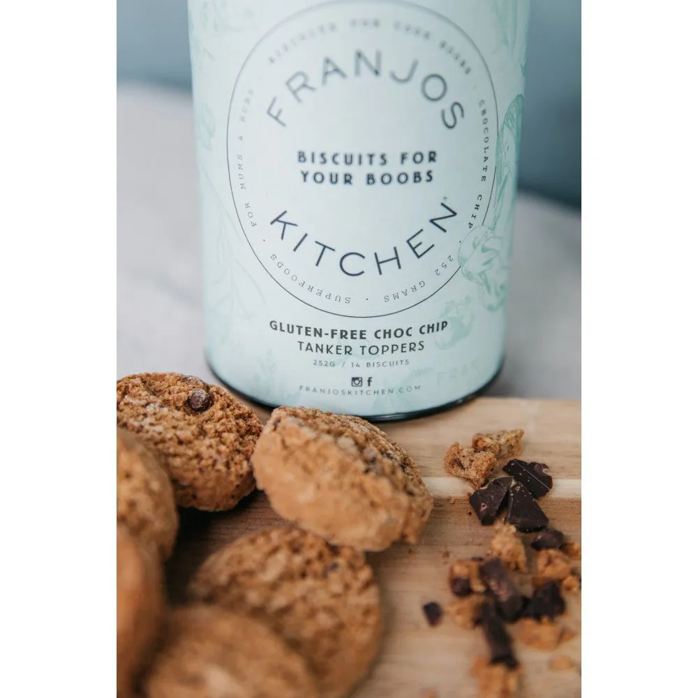 Franjos Kitchen Gluten Free Tanker Topper Lactation Biscuits - Choc Chip