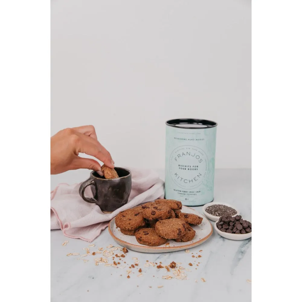 Franjos Kitchen Gluten Free Tanker Topper Lactation Biscuits - Choc Chip