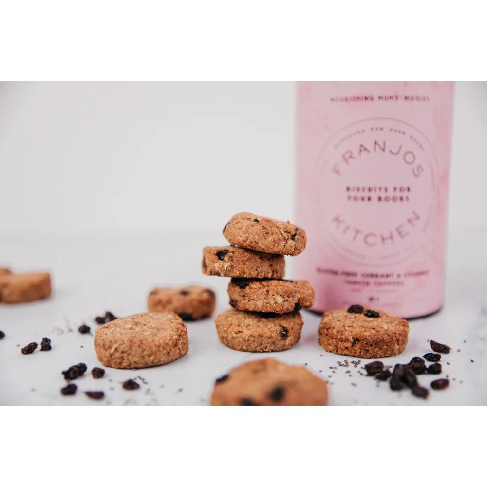 Franjos Kitchen Gluten Free Tanker Topper Lactation Biscuits - Currant and Coconut