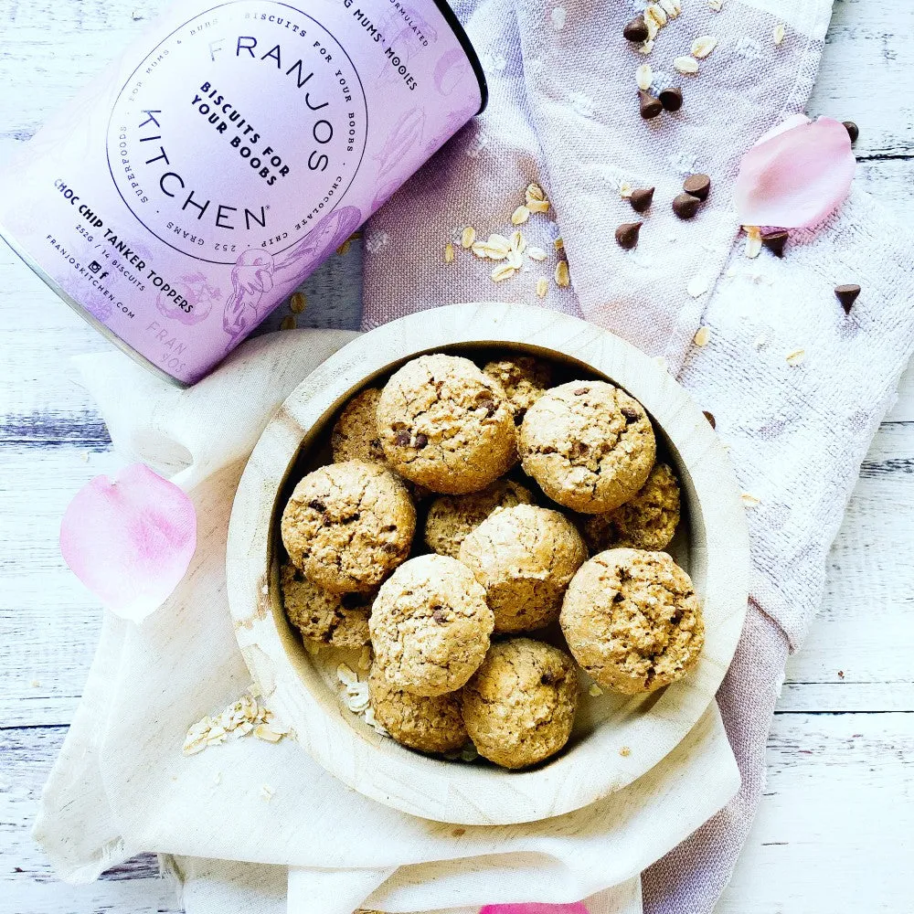 Franjos Kitchen Tanker Topper Lactation Biscuits - Choc Chip