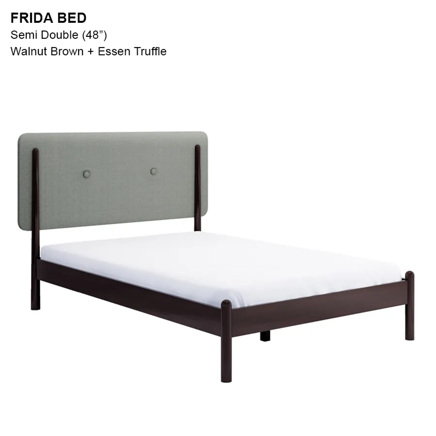 Frida 48x75" Bed - Walnut Brown