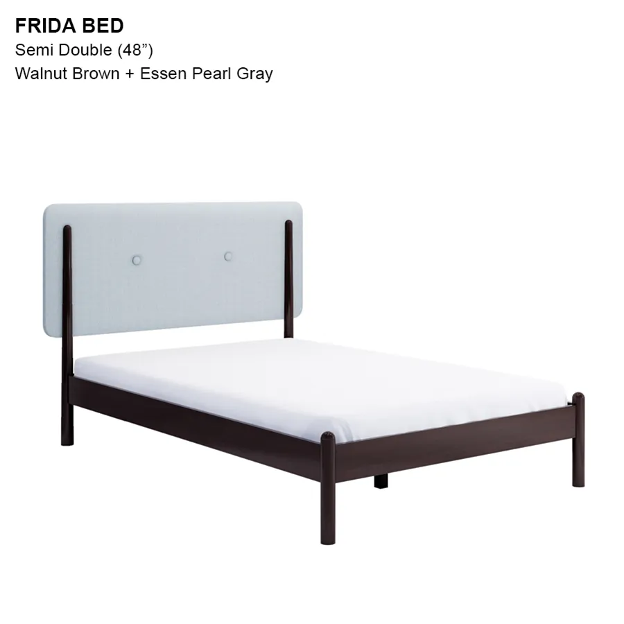 Frida 48x75" Bed - Walnut Brown