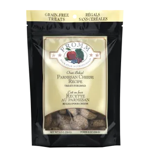 Fromm Four-Star Nutritionals Grain-Free Parmesan Cheese Recipe Dog Treats, 8-oz bag