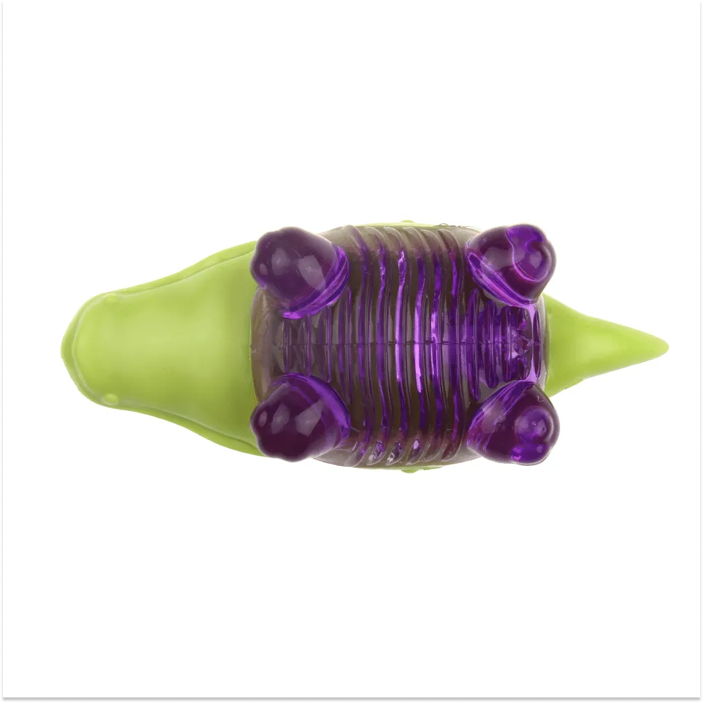 GiGwi Suppa Puppa Alligator Toy for Dogs (Green/Purple)