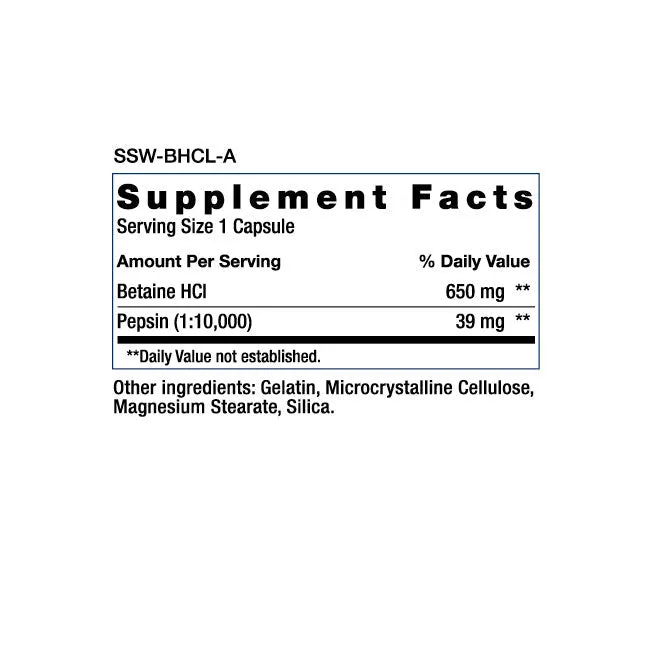 GUT RENEW Betaine HCI   Pepsin