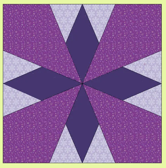Hattie's Choice - 6367 - makes an 8" finished block - Pattern and mat included
