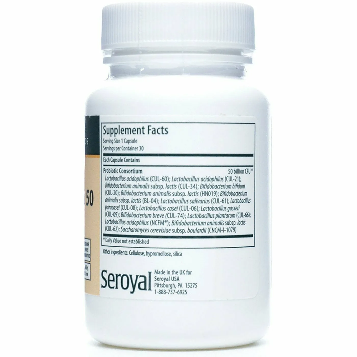 HMF Multi Strain 50 30 Veg Caps by Seroyal Genestra