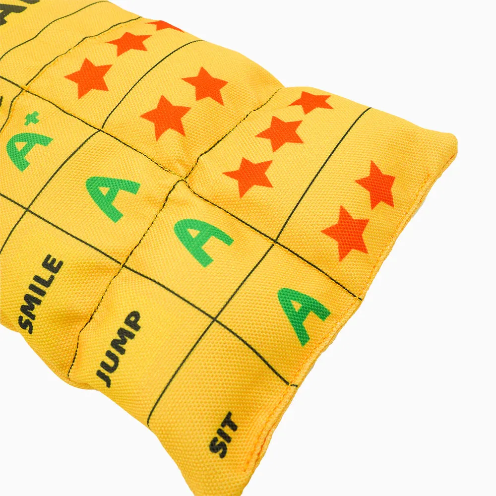 HugSmart Pooch Academy Report Card Dog Toy