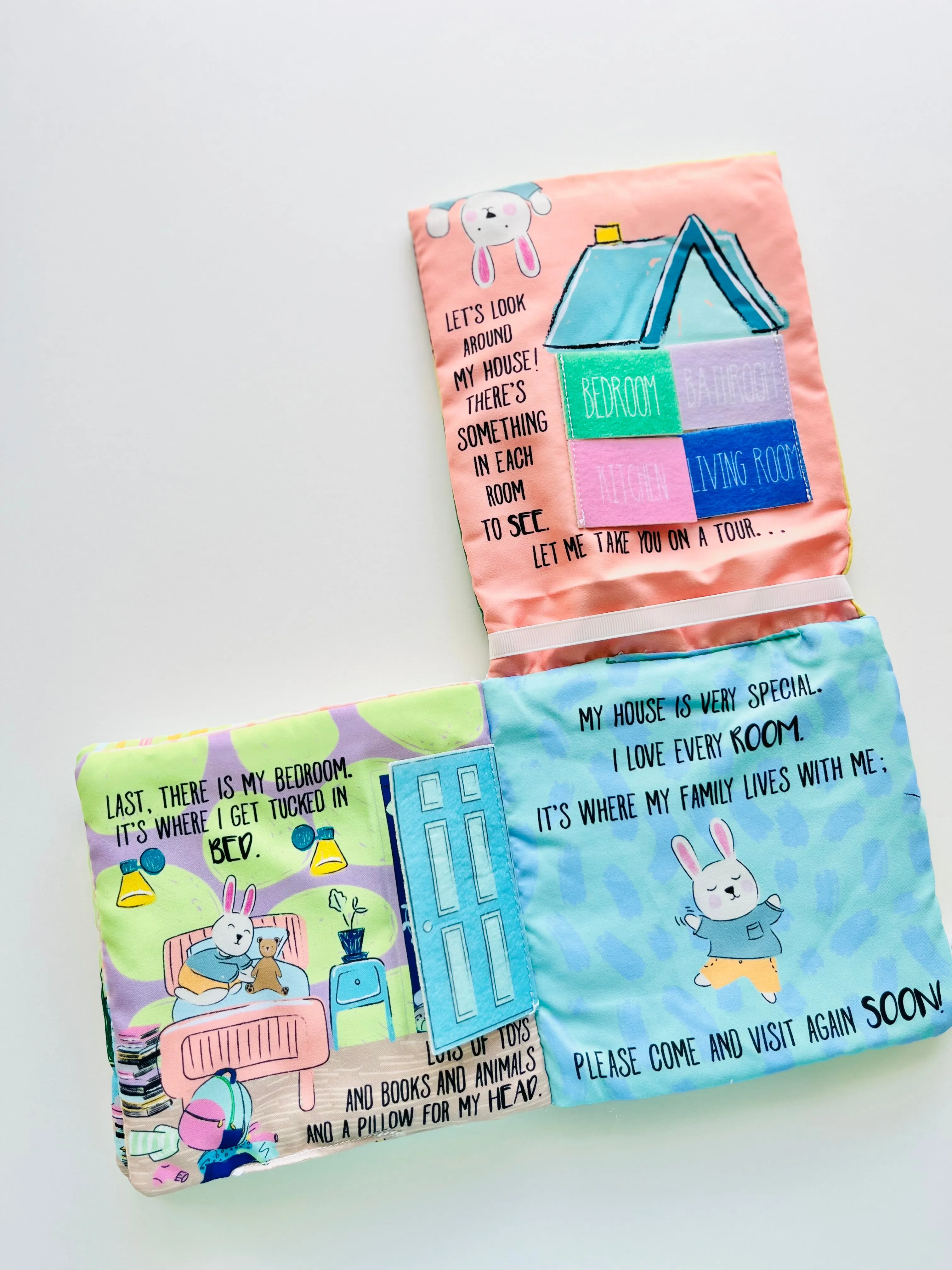 Interactive Cloth Book - Lift-the-Flap