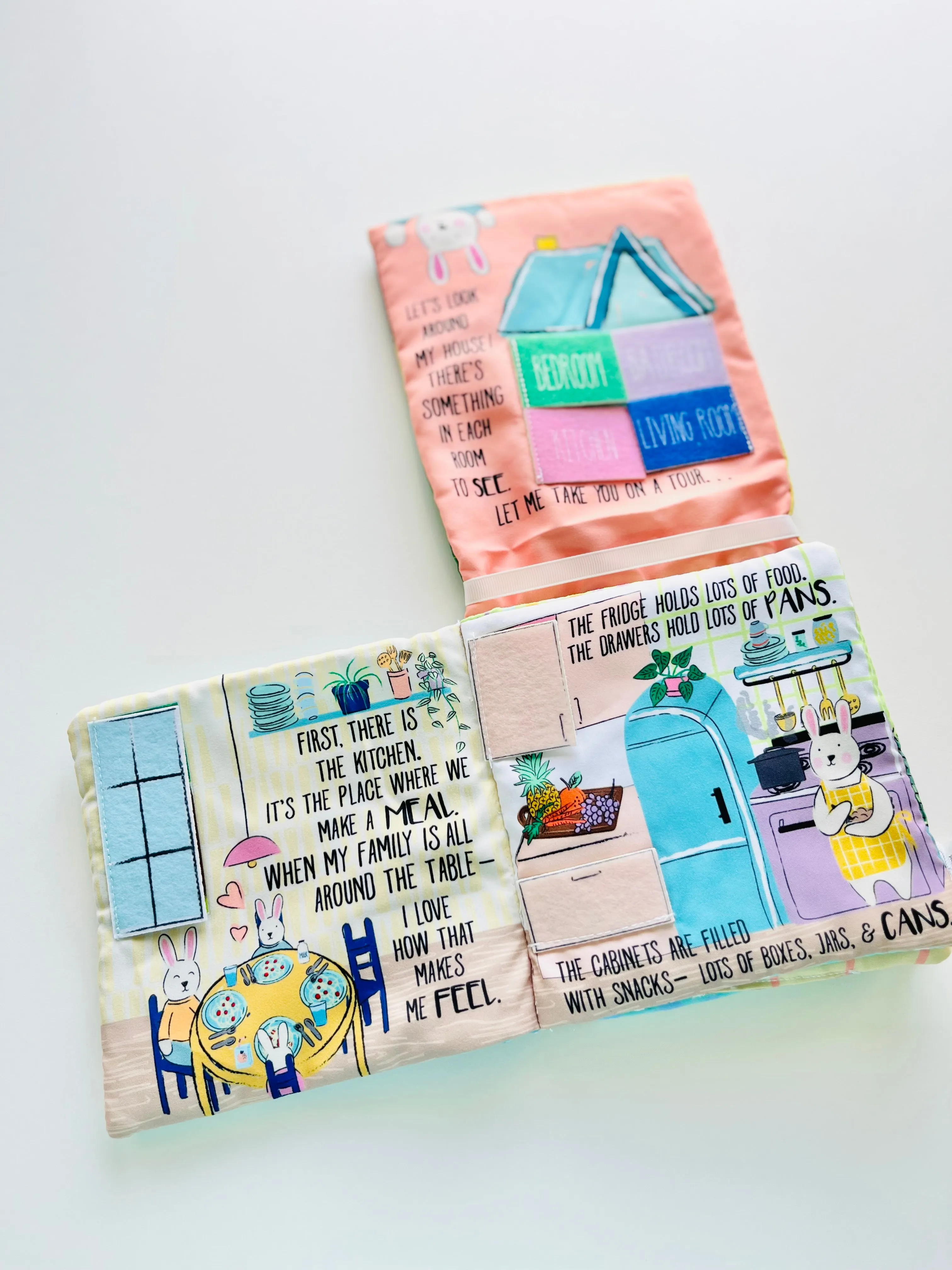 Interactive Cloth Book - Lift-the-Flap