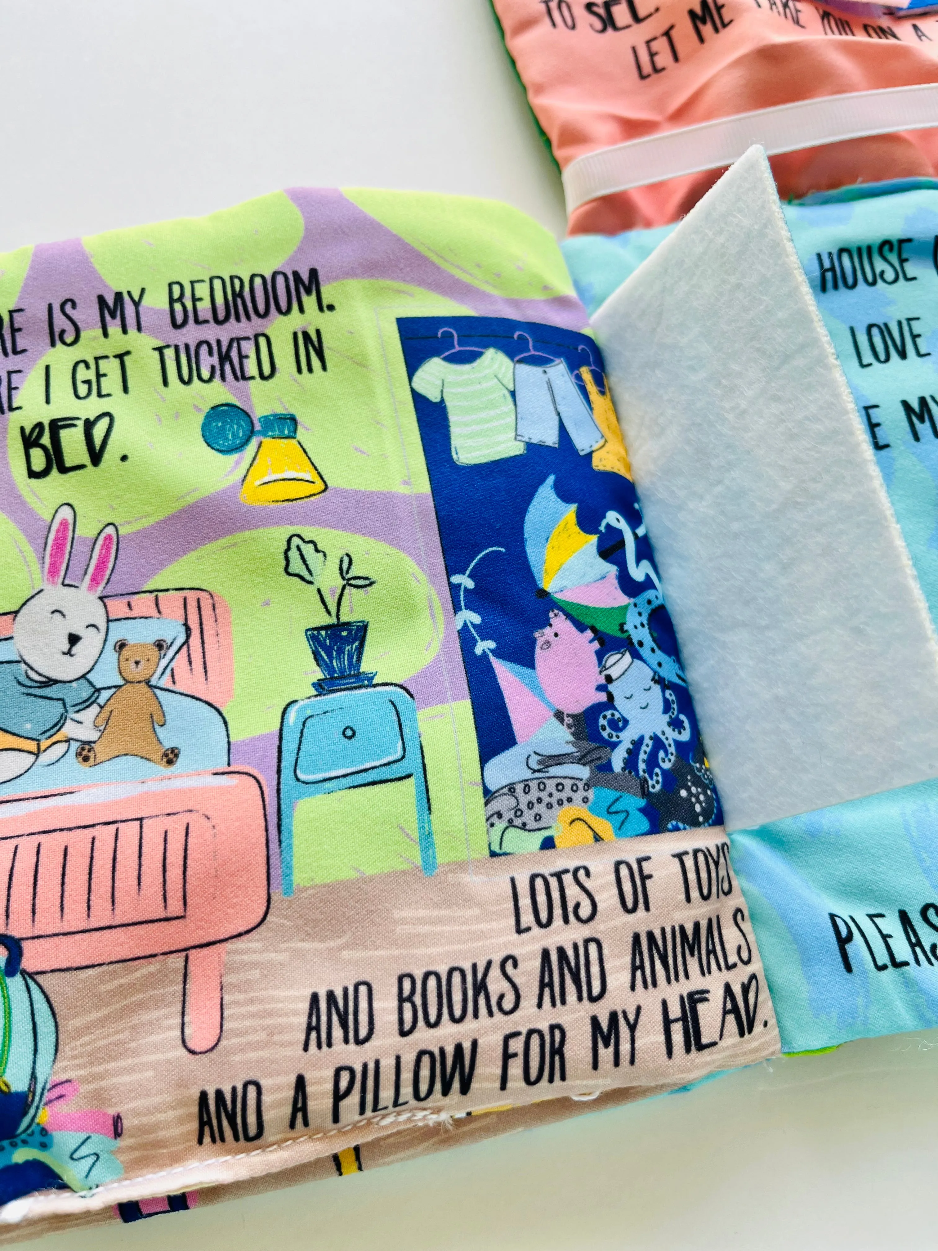 Interactive Cloth Book - Lift-the-Flap