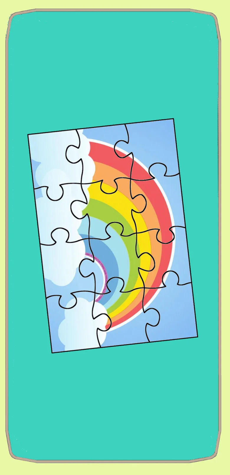 Jigsaw - 6" x 4" cut jigsaw. 8000 - mat included
