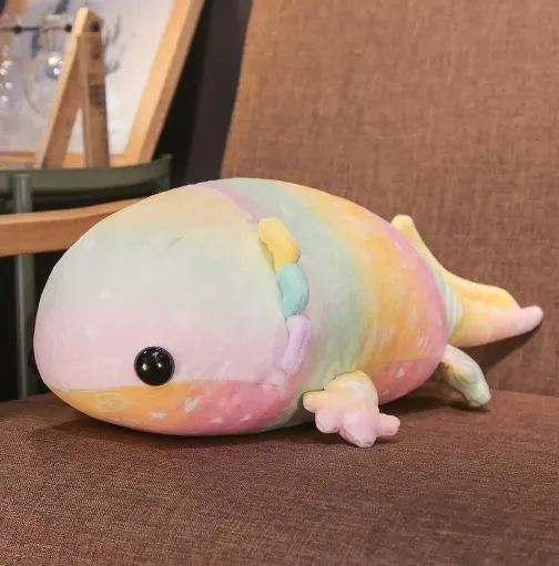 Kawaii Galaxy Colored Axolotl Plushie