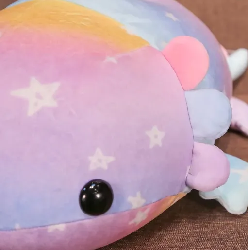 Kawaii Galaxy Colored Axolotl Plushie